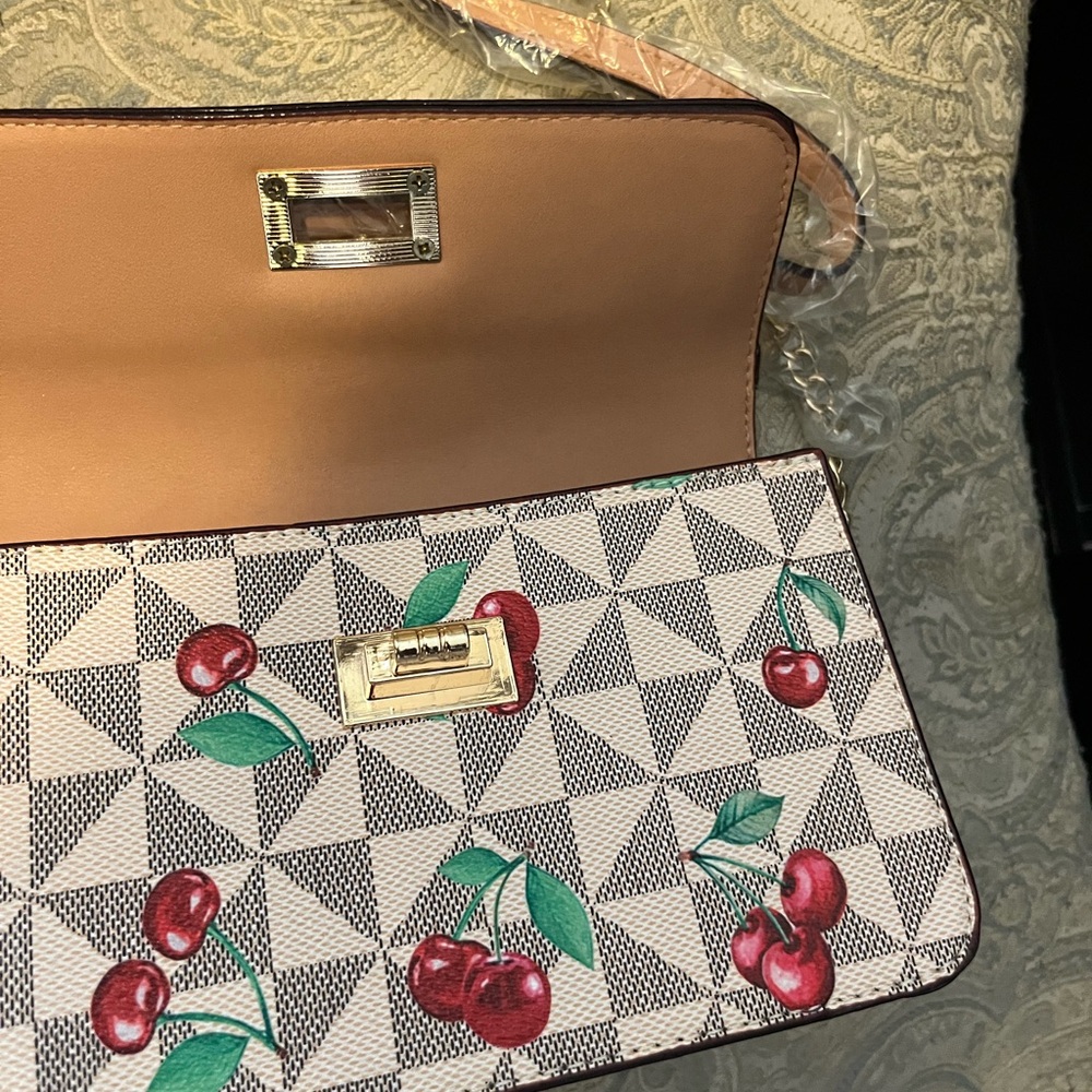 Cherry Patterned Women's Bag